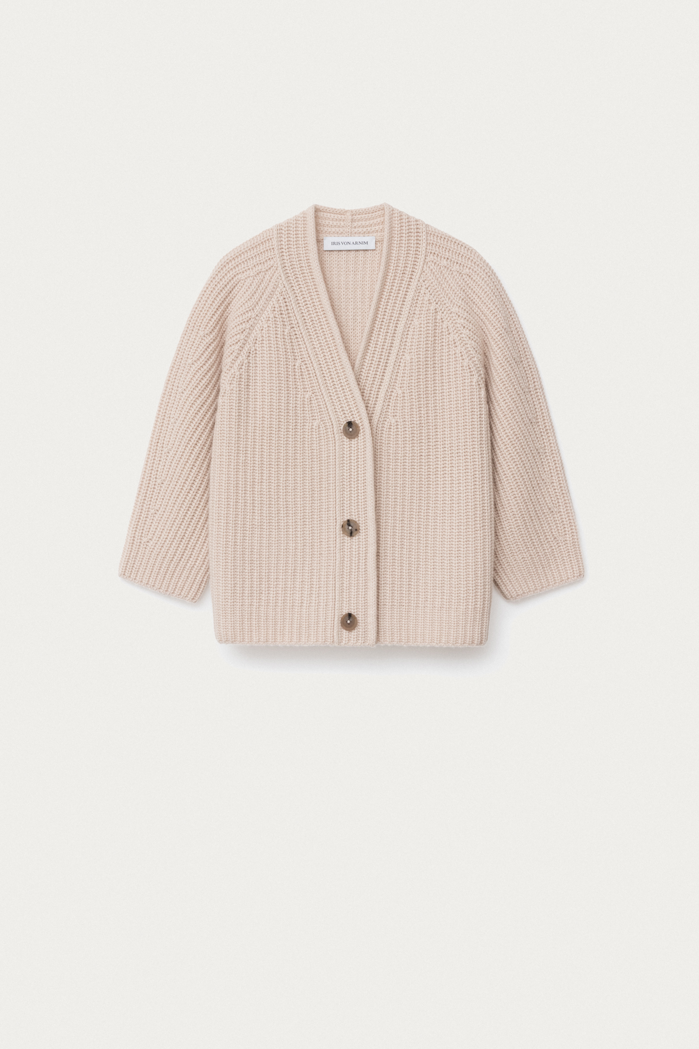 Stonewashed Cashmere Cardigan